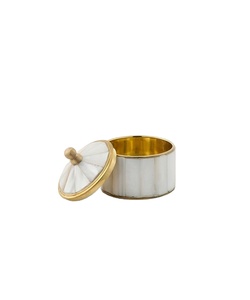 Hot Selling Luxury Mother of Pearl Trinket <b>Box</b> Jewelry <b>Storage</b> <b>Small</b> Decorative Organizer Gift Home Decor Elegant Round Case - Product Image 1