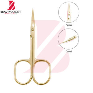 Ciseaux à cuticules en acier inoxydable de qualité supérieure, lame incurvée, multi-usages, pour manucure, pédicure, beauté et soin des ongles - Product Image 2