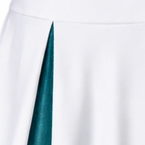 Teal Panel Cheerleading <b>Skirt</b> Pleated Athletic Team Uniform Bottom Performance Sportswear Training Competition Apparel Custom - Product Image 2