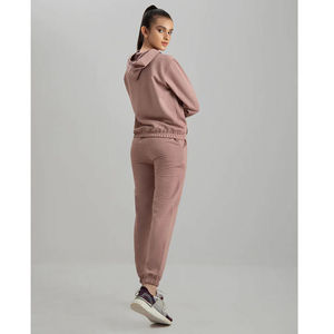 Ensembles de survêtements décontractés deux pièces pour femmes, respirants, avec sweat à capuche et pantalon imprimé, personnalisables pour l'hiver – Vente en gros - Product Image 2