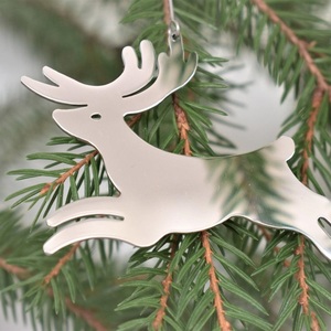 Adornos Navideños Colgantes de MDF, Escena de la Natividad, Decoración Cortada con Láser, Estilo Tradicional Redondo, Alegría, Feliz Navidad, Historia Verdadera - Product Image 3