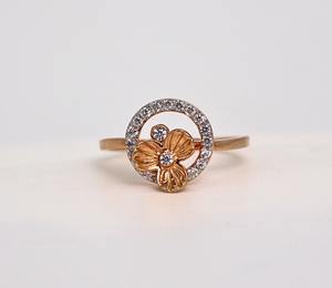 Bague en or jaune massif 14 carats avec diamant de laboratoire rond de 1 carat, bande polie brillante, certifiée IGI GIA, bijoux de fiançailles et de mariage - Product Image 1