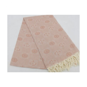 ผ้าเช็ดตัวผ้าฝ้าย500GSM สำหรับใช้ในโรงพยาบาลขนาด75X150ซม. ผ้าขนหนูคอตตอนต้านเชื้อแบคทีเรียลายปักดูดซับย่อยสลายได้ตามชีวภาพดูแลง่าย - Product Image 1