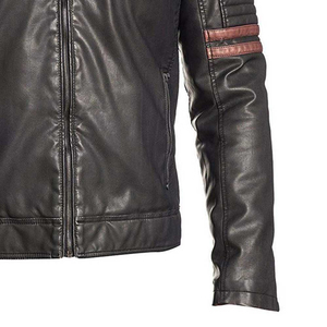 All Sizes High Quality Biker Customized Fashion Stylish & Customized Motorbike Men's <b>Winter</b> <b>Leather</b> <b>Jacket</b> for Sale With OEM - Product Image 5