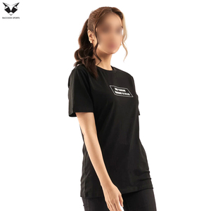 T-shirt uni personnalisé pour femme grande taille, prix compétitif, tissu respirant, vêtement streetwear pour femme - Product Image 5