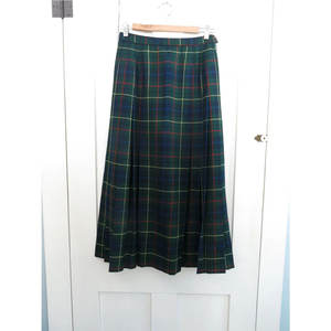 Falda Plisada de Lana Tartán 2026, Falda Tradicional Escocesa de Longitud Midi para Mujer, Estilo Kilt - Product Image 2
