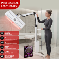 Appareil de luminothérapie LED PDT à large couverture, 6 couleurs, panneau rouge pliable 460 W pour salon de beauté