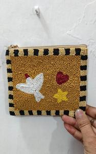 กระเป๋าใส่เหรียญปักลูกปัดคุณภาพสูง พร้อมซับในผ้าเนื้อนุ่ม ผลิตด้วยมือจากอินเดีย สำหรับผู้หญิงและเด็กผู้หญิง - Product Image 2