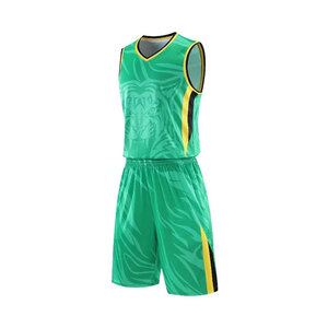 Ensemble de tenue de basket-ball de qualité supérieure, ajustement élastique, prix d'usine en gros, kit d'équipe personnalisé, uniforme de basket-ball - Product Image 4