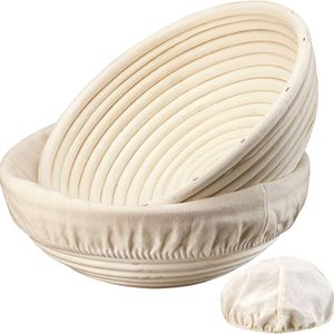 Panier à pain rond écologique, banneton, doublure en tissu pour la fermentation de la pâte à pain, accessoires de cuisson pour usage domestique - Product Image 6
