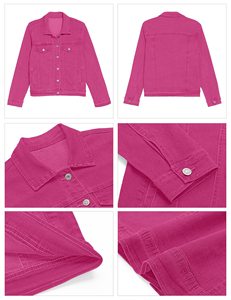 Chaqueta vaquera gruesa y cálida para mujer, al mejor precio, nueva moda de ropa de invierno, chaquetas vaqueras para chicas - Product Image 6