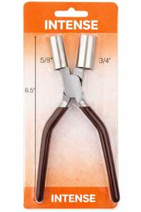 Alicates de doble cilindro de acero inoxidable INTENSE SURGICAL INSTRUMENTS para formar grandes curvas en joyería de metal plano - Product Image 5