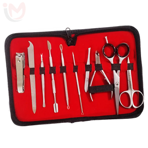 Professional <b>Nail</b> Care Kit 10 Pieces Manicure Tool <b>Set</b> Stainless Steel Grooming Pedicure Beauty Tools - Product Image 1