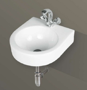 Lavabo mural LEO polyvalent pour salle de bain, toilettes, hôtel, école, facile à nettoyer, élégant pour appartement - Product Image 3