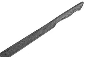 ใบมีดเหล็กดามัสกัสแบบเต็มด้ามสำหรับทำมีดครัวแบบกำหนดเอง ผลิตแบบ OEM - Product Image 3