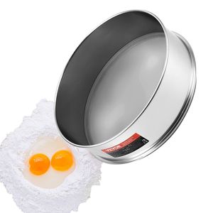 Tamis à mailles fines en acier inoxydable 40 mailles, qualité alimentaire 304, 12,6 pouces, tamis à farine, outils de pâtisserie - Product Image 1