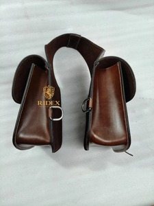 Premium Quality Leather Western Hand Tooled Saddle Bag For Horse Available At Competitive Price - Product Image 2