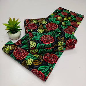Authentique Ghana Africain Wax Print et Ankara Coton Tissu Motifs Traditionnels Vibrants pour Vêtements Artisanat et Pagne Congo - Product Image 3