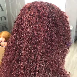 Venta al por mayor 100% para birmano Borgoña vietnamita extensiones de cabello humano extremos dibujados dobles que tejen de alta calidad - Product Image 4