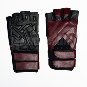 HANDSCHUHE INDUSTRIES Hot Sale Adjustable PU High Quality Unisex Fitness Weightlifting Gloves Anti-Slip Wrist Support Buckle - Product Image 2
