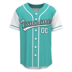 Camiseta de Béisbol Personalizada, Uniforme de Béisbol de Malla, Camisa con Botones en la Parte Delantera, Manga Corta, Ropa Deportiva para Adultos - Product Image 5
