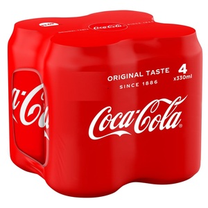 Coca Cola Original Taste Multipack 24 Cans 330ml (2x12 Pack) <b>Soft</b> <b>Drink</b> Refreshing Cola Beverage Wholesale Distributor Supply 24 - Product Image 5