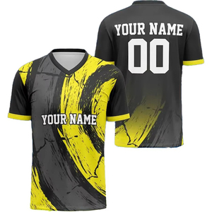 Camiseta de fútbol de malla suave, 100% poliéster, de secado rápido, transpirable y cómoda, para atletas, amantes del deporte y partidos de equipo. - Product Image 1