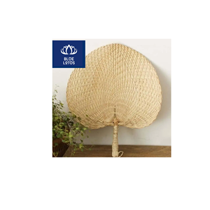 TOP RATED Safe Clean Eco Palm Hand Fan Pure Plant Item Best For Wedding Favor And Party <b>Prop</b> Direct Wholesale - Product Image 1