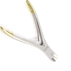 Half Gold Ruskin Liston Bone <b>Cutter</b> Metal Steel Bone <b>Cutter</b> Manual Bone <b>Cutter</b> Orthopedic Bone <b>Cutter</b> Surgical Cutting Forceps - Product Image 3