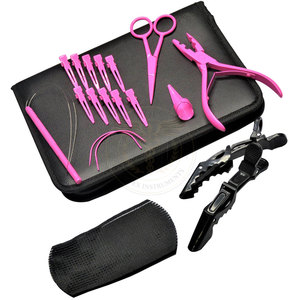 Stainless Steel Hair Extension Tools <b>Kit</b> Salon Use Hair Styling Application Set for Professional Hair Work in Factory Made Price - Product Image 5
