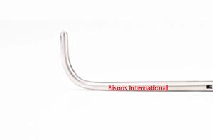 Pinzas Curvas Manuales de Grado Médico BISONS para Cirugía, Instrumento Quirúrgico de Acero Inoxidable con Certificación CE - Product Image 6