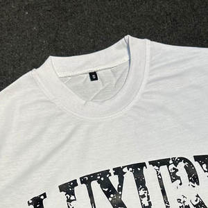 Camiseta de Cuello Redondo para Hombre, 100% Algodón, Corte Regular, Personalizable, Diseño Sólido, Ecológica, de Secado Rápido, Tejida, Venta Caliente de Fábrica 2026 - Product Image 3