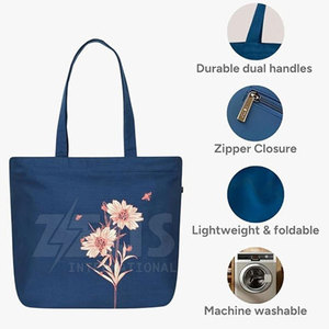 Bolsa de mano fácil de transportar para organizar artículos esenciales y accesorios, con acabado duradero. - Product Image 6