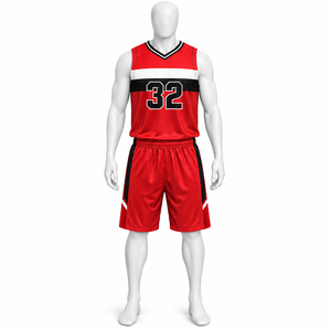 Ensembles d'uniformes de basket-ball personnalisés avec logo, nom et numéro d'équipe, réversibles, sans manches, imprimés, grandes tailles, antibactériens - Product Image 3