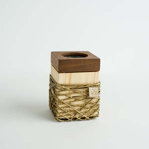 Brûleur d'encens en bois artisanal haut de gamme NoorWood Bakhoor Mabkhara avec support en métal artistique pour Oud, Bakhoor et décoration intérieure - Product Image 6