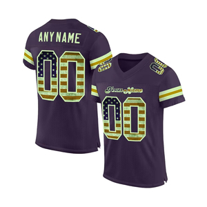 เสื้ออเมริกันฟุตบอลคุณภาพสูง ออกแบบเองได้ตามต้องการ ปักโลโก้และหมายเลขทีมได้ทุกทีม ดีไซน์โรงงานที่ดีที่สุด - Product Image 3