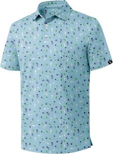 Camisas de Golf Casuales y de Negocios para Hombre, Personalizadas OEM, de Alta Calidad, 100% Algodón, Antiarrugas, con Impresión Digital - Product Image 2