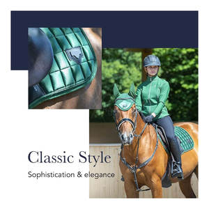 Tapis de selle carré en acier inoxydable pour chevaux anglais, respirant, durable, personnalisable, réutilisable, équipement d'équitation - Product Image 2