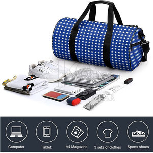 Bolsa de Gimnasio Inteligente de Gran Capacidad, Nailon/Poliéster, Correa Ajustable, Ecológica, Cómoda de Llevar, Perfecta para Entrenamiento Físico y Deportes - Product Image 4