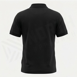 Vente en gros de polos pour hommes sur mesure avec logo imprimé, nouveau design, couleur unie, tissu tricoté, fabriqué au Pakistan - Product Image 2