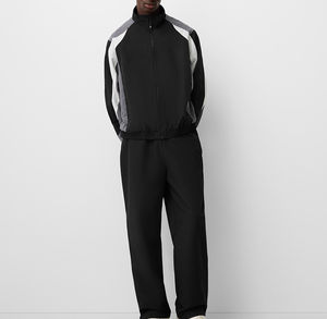 New Arrival Mens Windbreaker tracksuit sports <b>jacket</b> pants for gym <b>workout</b> running jogging outdoor fitness wear - Product Image 3