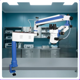Hot Selling Microscope With LED Light Manual Focus 20mm Focusing Distance ±5d Dioptric <b>Adjustment</b>... - Product Image 3