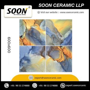 Best Selling Digital Printed Lakemont 600x600 Matte Porcelain Floor Tiles Rustic Design Non-Slip Acid-Resistant Antibacterial - Product Image 2