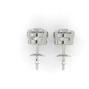 Pendientes de Plata de Ley 925 con Moissanita VVS, Estilo Hip Hop Clásico, Joyería Personalizada de Lujo para Mujer, Regalo - Product Image 6