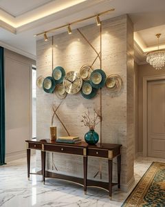 Metal Wall <b>Clock</b> Stylish Antique Wall <b>Clock</b> for Bedroom Living Room Home Decor <b>Large</b> Decorative Wall <b>Clock</b> Design 1 - Product Image 3