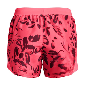 Women's High <b>Waist</b> Floral Print Shorts Quick Dry Sporty Knitted Polyester <b>Elastic</b> <b>Waist</b> Short <b>Skirt</b> Style - Product Image 6
