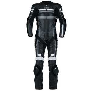 Combinaisons de course moto pour hommes YASH SPORTS en cuir résistant, manches longues, confortables, coupe-vent, respirantes, grandes tailles, personnalisables - Product Image 4