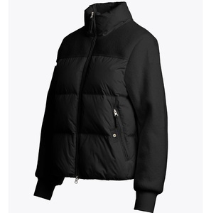 Chaqueta Híbrida Impermeable y Cortavientos Negra Acolchada con Burbujas de Plumas para Venta - Product Image 1