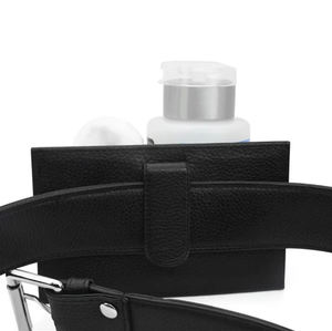 Soporte de Cuero para Quitar Esmalte de Uñas, Gran Venta |   Bolsa con clip de cuero genuino de vaca |   Estuche de Manicura Compacto Personalizable - Product Image 2