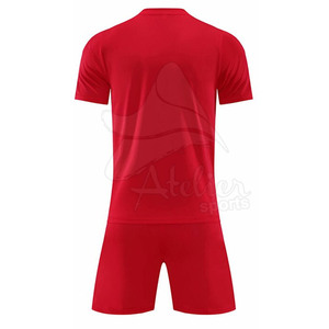 ชุดฟุตบอลแบบกำหนดเองพร้อมโลโก้ ชุดทีม ผ้าแห้งเร็ว ระบายอากาศได้ดี น้ำหนักเบา ชุดกีฬาสำหรับฝึกซ้อมและแข่งขัน ทนทาน - Product Image 2